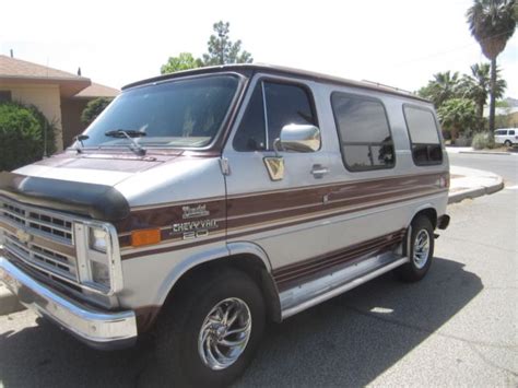 1991chevrolet G20 Shorty Van Custom Classic Chevrolet G20 Van 1991 For Sale