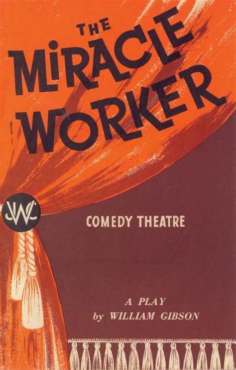 "The Miracle Worker" theatre programme - City Collection