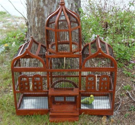 Custom Victorian Bird Cage Vintage Bird Cage Old Wood Bird Etsy