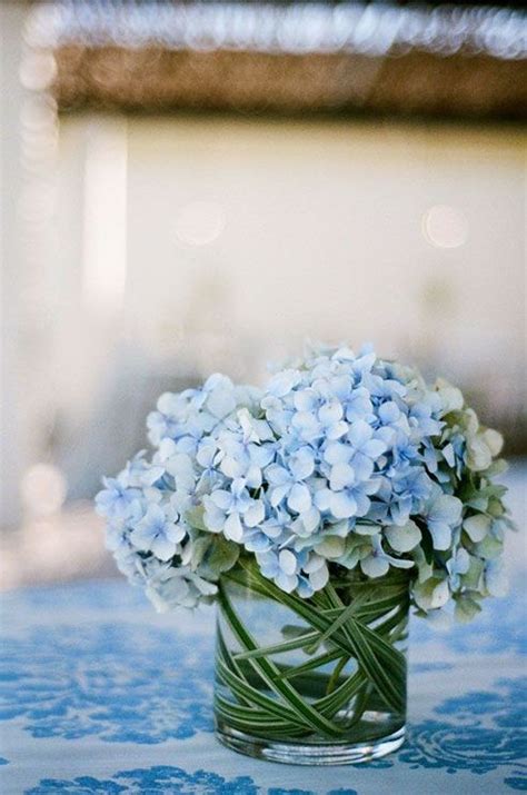 Hydrangeas Hydrangea Centerpiece Blue Hydrangea Centerpieces Blue