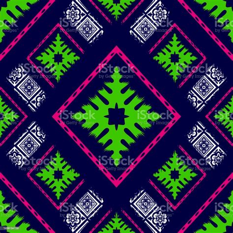 Seamless Geometric Folklore Ornament Tribal Ethnic Texture Seamless