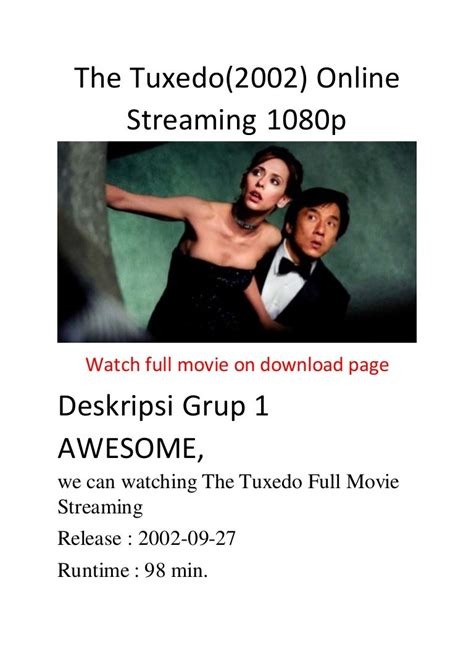 The tuxedo(2002) online streaming 1080p film action comedy