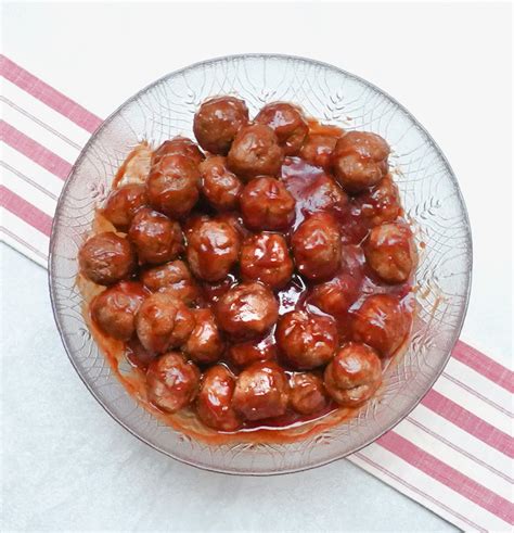 Cranberry Chili Glazed Meatballs Appetizer Recipe