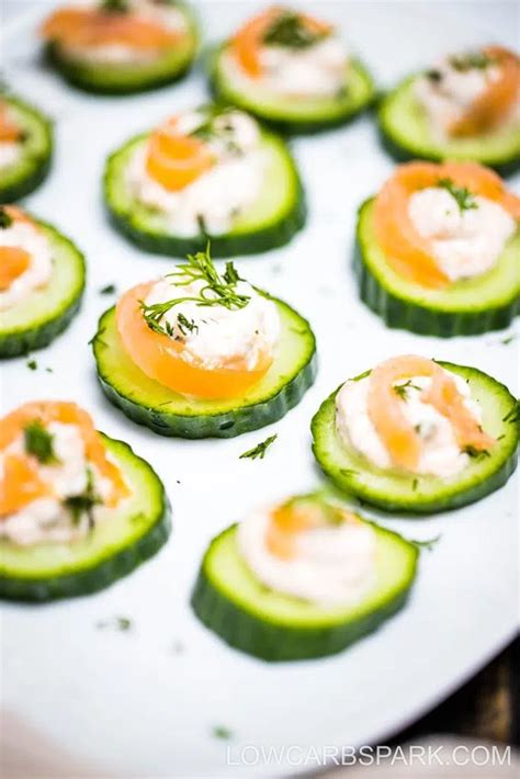 Cucumber Smoked Salmon Appetizer With Dill Cream Cheese