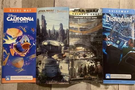 DISNEYLAND DCA STAR Wars Galaxys Edge Park Maps Opening Day Exclusive