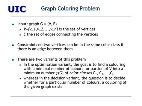 PPT - Graph Coloring Problem PowerPoint Presentation, free download - ID:3563511