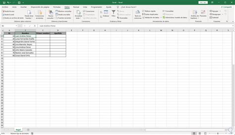 C Mo Separar Nombre De Apellidos En Excel Solvetic