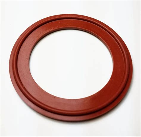 Red Round Silicone Rubber Gasket Thickness 2 5 Mm At Rs 150 Piece In