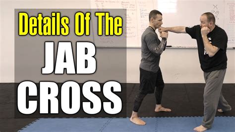 Details Of The Jab Cross Punch Breakdown YouTube