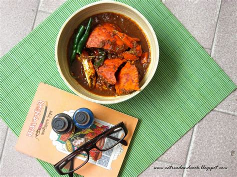 Eat Read And Cook Kakrar Jhal Spicy Crab Curry Bengali Style Crab Curry