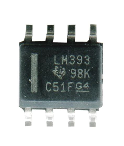 LM393DR Texas Instruments Analogue Comparator Differential 2 Channels