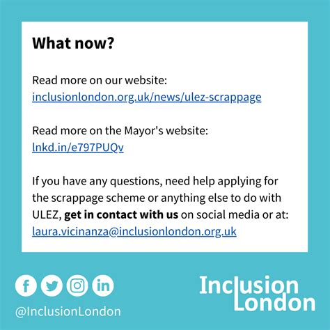 Launch Of ULEZ Scrappage Scheme Inclusion London