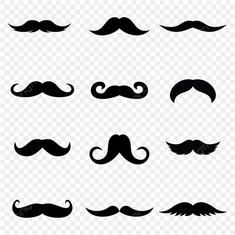 Mustacher Clipart Vector Mustache Icon Set Vector Set Of Hipster