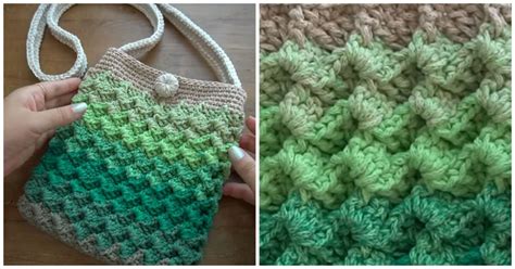 Crocodile Stitch Bag Crochet Pattern