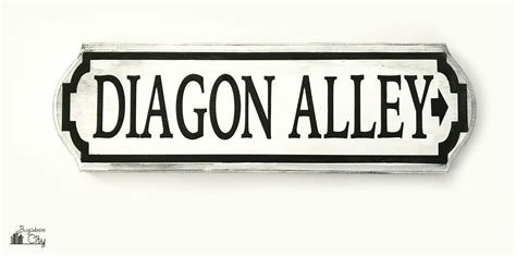 Diagon Alley Sign Printable Free - Printable Form, Templates and Letter