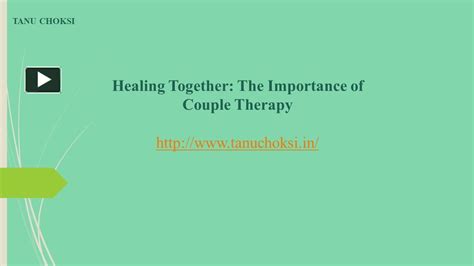 Ppt Healing Together The Importance Of Couple Therapy Powerpoint