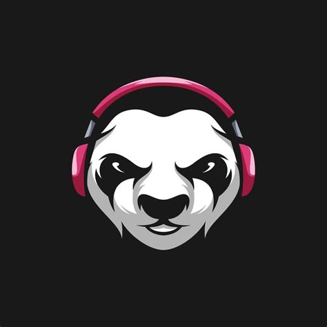 Panda Head Mascot Design Vector Art At Vecteezy