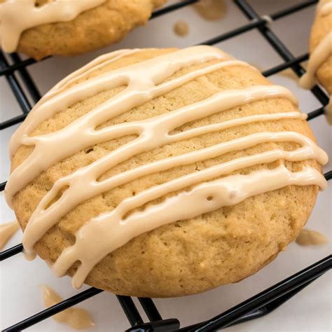 Maple Cookies With Maple Icing Two Sisters