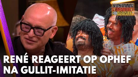 René reageert op ophef na Gullit imitatie Kom op doe effe normaal