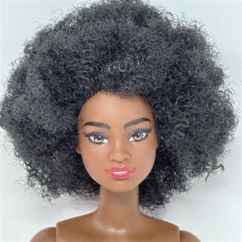 Barbie Th Anniversary Fashionista Aa Afro Nude Doll Ebay