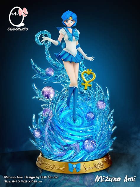 Egg Studio Sailormoon Sailor Mercury Resin GK Statue PREORDER - Toy Okoku