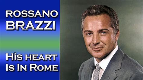 Rossano Brazzi Leaves His Heart In Rome Lydia Brazzi Summertime