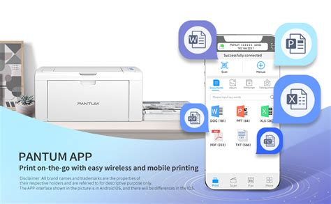 Pantum P2509W Wireless Small Mono Laser Printer - Wi-Fi / USB - Ink Station