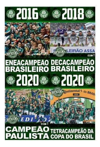 Kit Poster Do Palmeiras Cole O Oficial Hist Rica Mercadolivre