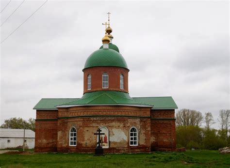 Съезжее (Богатовский район). Церковь Космы и Дамиана, фотография. фасады