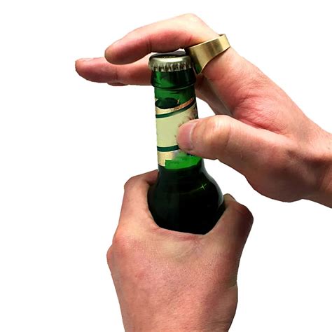 Ring Shape Beer Bottle Opener Cool Bar Tool Unique Creative Versatile