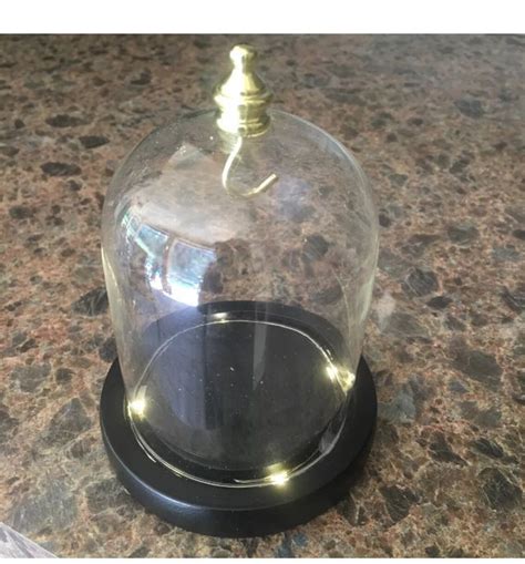 Pocket Watch Glass Display Dome With Top Hook And Lighted Base Etsy