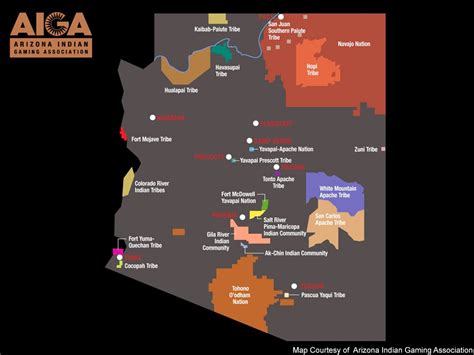 Indian Casinos In Arizona Map