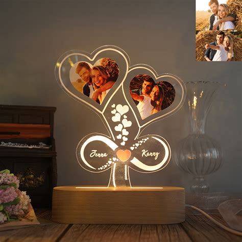 Jessemade Fr Lampe De Chevet Ballon De Coeur Et Infini Led Lumi Res