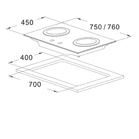 Xunda 2 Burner Build In Gas Hob Stainless Steel 2 HS8605A Kuala