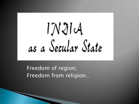 Secularism In India