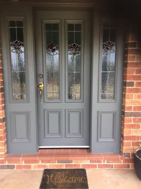 Colorbond Woodland Grey Grey Doors Front Entrances Woodland Garage