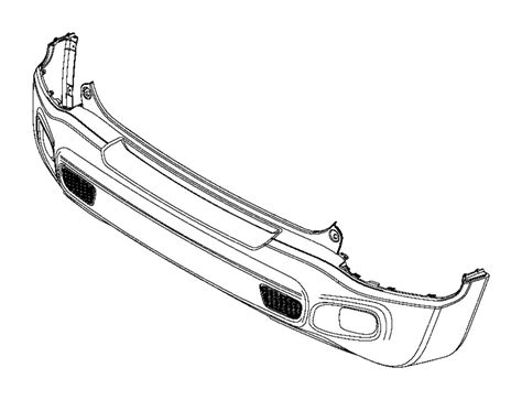 Vx Lxhaa Ram Fascia Rear Trim O Color No Chrysler Jeep