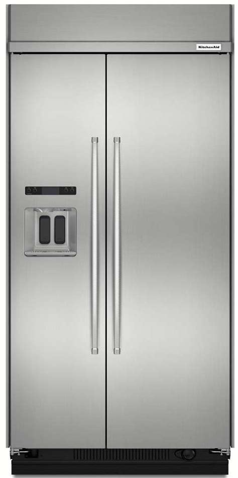 Kbsd608ess Kitchenaid 295 Cu Ft 48 Width Built In Side By Side