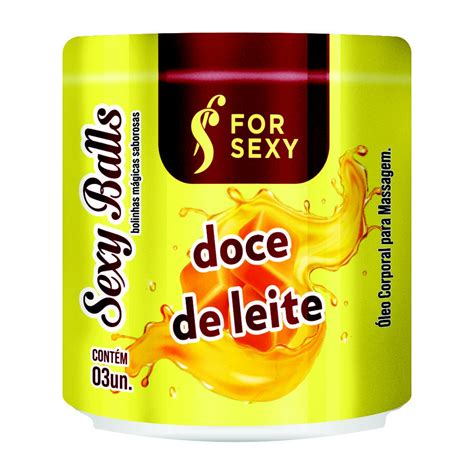 Bolinha Explosiva Beijável Unidades Sexy Balls Doce De Leite FOR SEXY Sex Shop Online