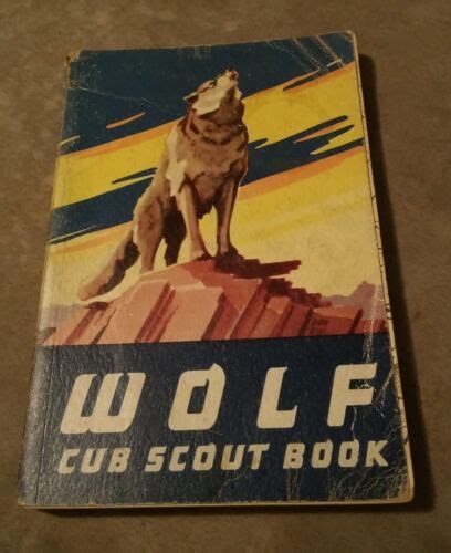 008 Vintage 1954 Boy Scouts Cub Scout Wolf Book 1960 Printing Ebay