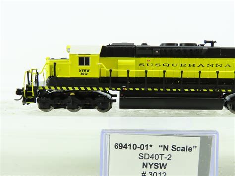 N Scale Atlas 69410 01 Nysw Susquehanna Emd Sd40t 2 Diesel 3012 Dcc