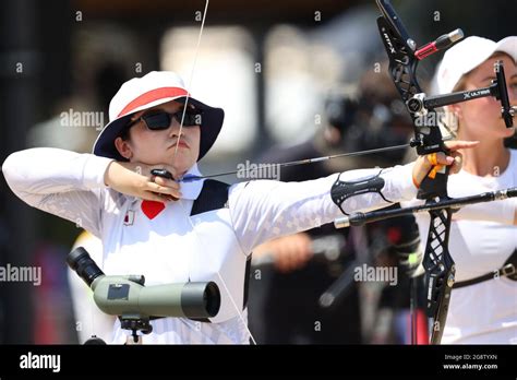 Tokyo Japan 23rd July 2021 Miki Nakamura Jpn Archery Womens Individual Ranking Round