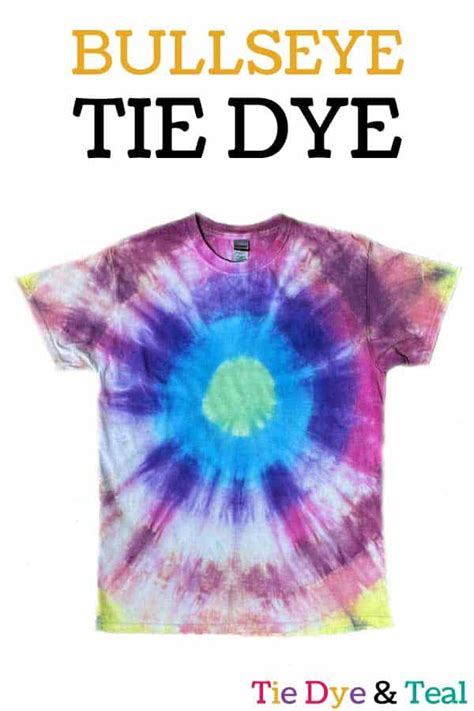 How To Bullseye Tie Dye - Tie Dye And Teal