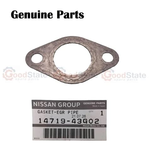 GENUINE NISSAN PATROL Y61 GU ZD30DDTI TD42TI EGR Pipe To Valve Gasket