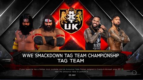 Wwe K Indus Sher Vs The Usos Smackdown Tag Team Championship Match