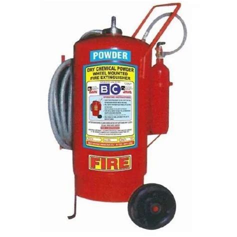 Abc Higher Capacity Trolley Mounted Dry Chemical Powder With Co