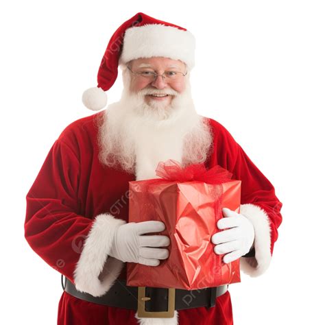 Santa With Gifts Bag Objects Christmas Decoration Merry Png