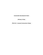 Sustainable Development Goals Docx Sustainable Development Goals