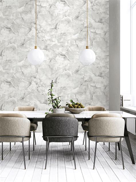 Grey Marble Wallpaper - Wall Fashion