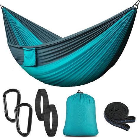 Amazon Camping Hammock Portable Nylon Hammocks With Tree Straps